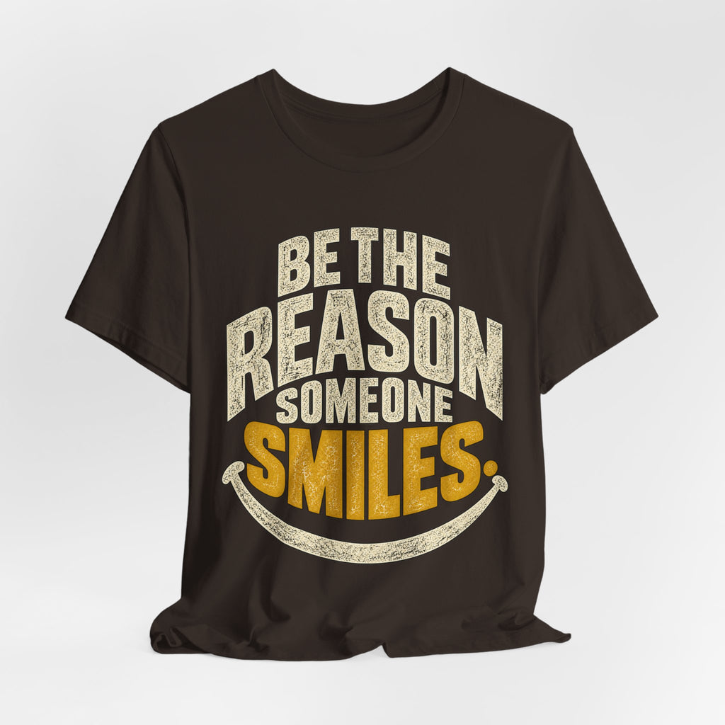 Be the Reason Someone Smiles Shirt — Vintage Kindness Graphic Tee
