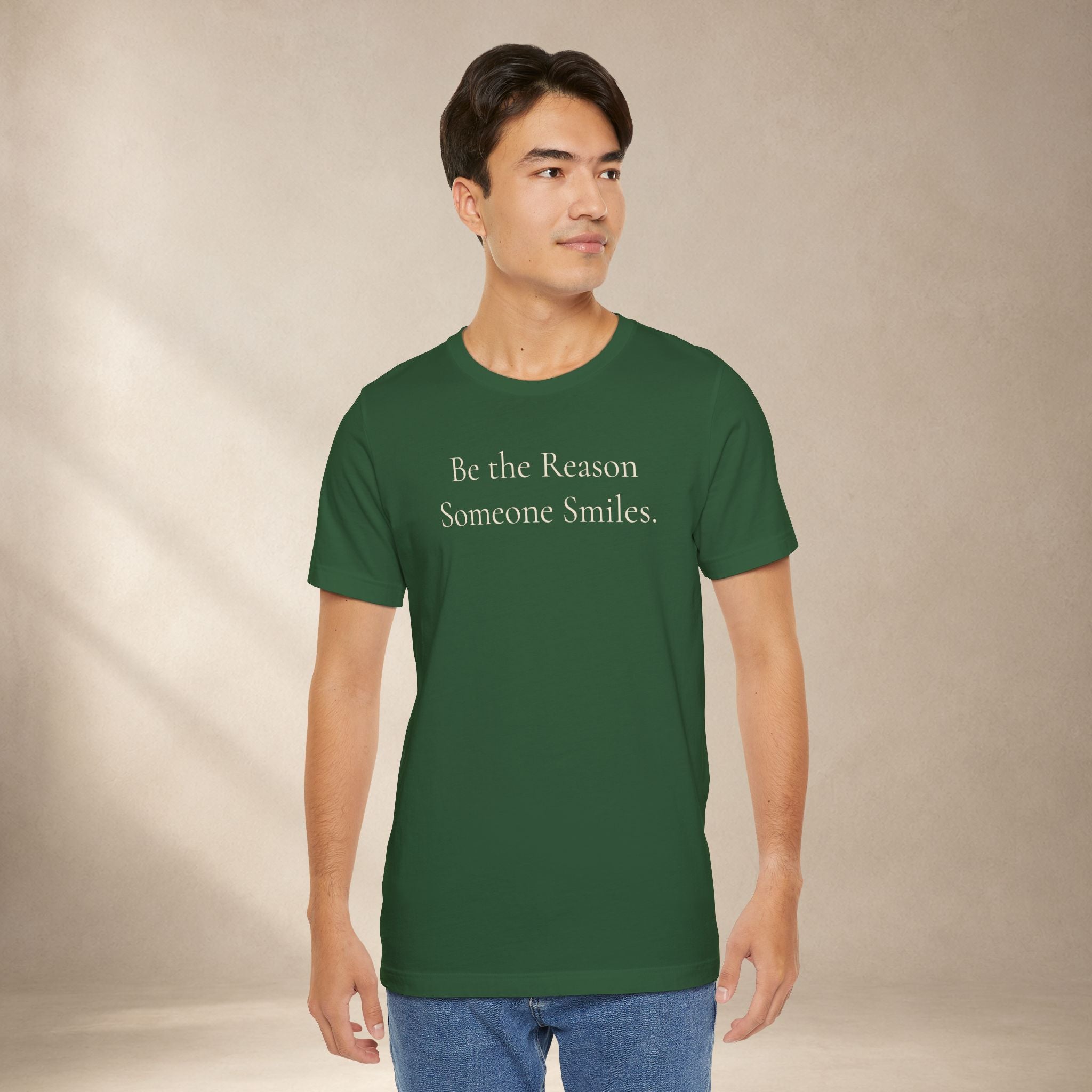Be the Reason Someone Smiles Tee | Positive Message T-Shirt
