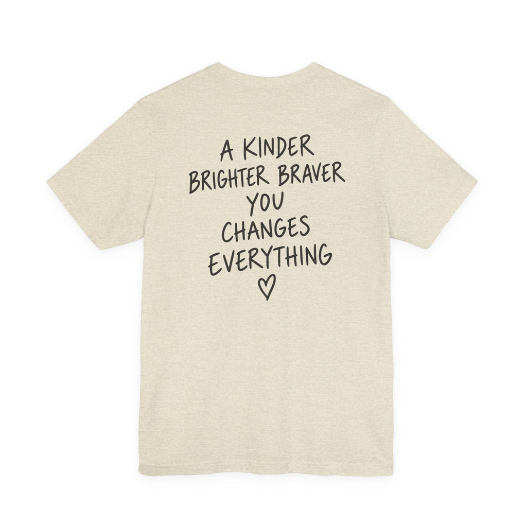 You Really Matter Shirt | Front and Back Graphic Tee | Positive Message T-Shirt | Inspirational Encouragement Shirt | Meaningful Gift