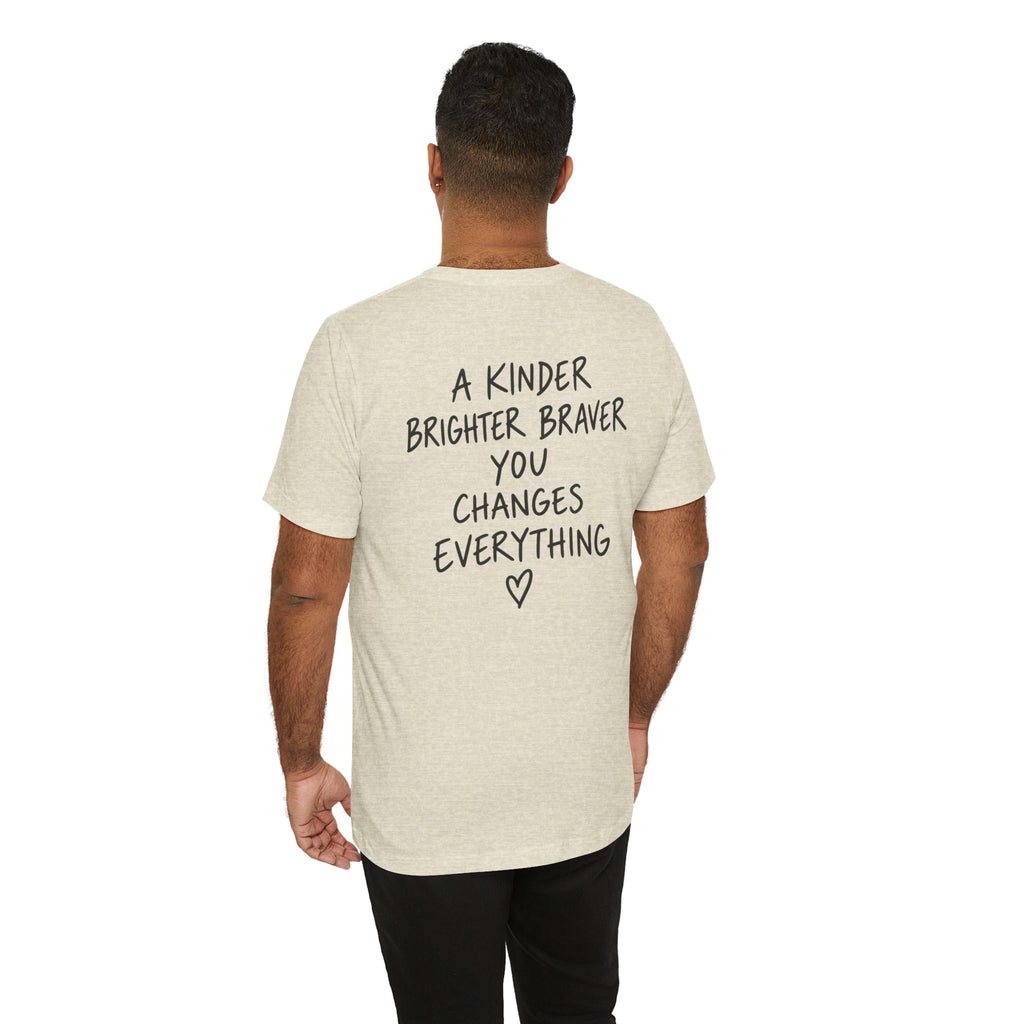 You Really Matter Shirt | Front and Back Graphic Tee | Positive Message T-Shirt | Inspirational Encouragement Shirt | Meaningful Gift