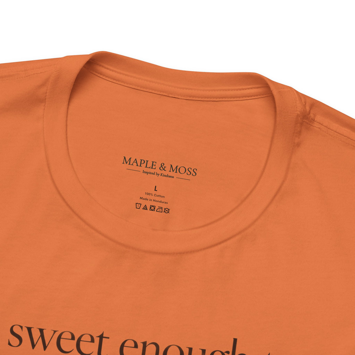 Sweet Enough to Haunt You Shirt — Halloween Graphic Tee | Spooky Season T-Shirt | Orange Halloween Shirt | Fall Graphic Tee