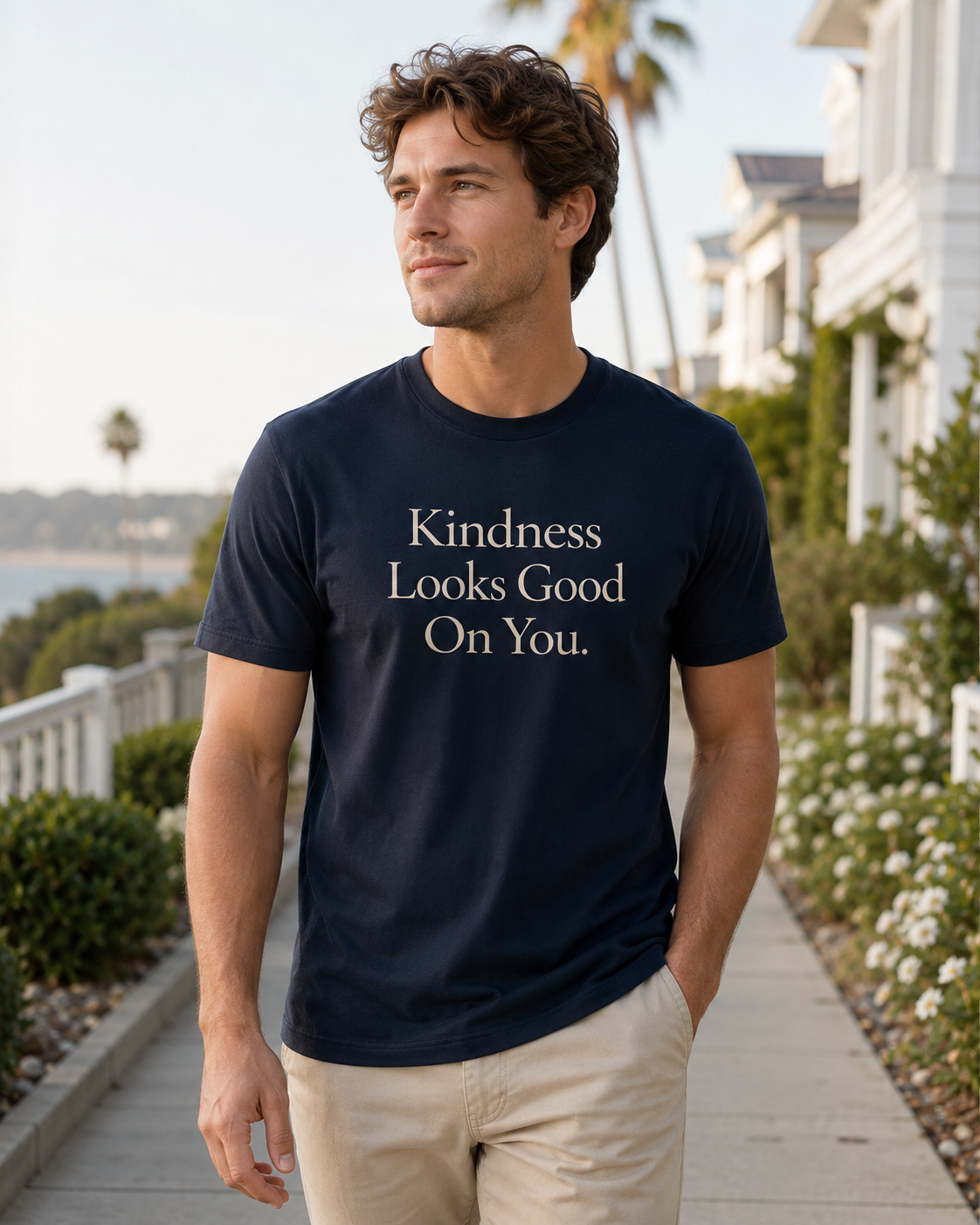 Kindness Looks Good On You Tee | Positive Message T-Shirt