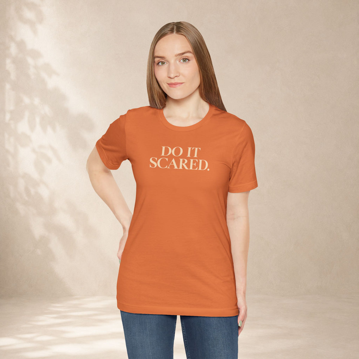 Do It Scared Shirt | Motivational Graphic Tee | Inspirational Quote T-Shirt