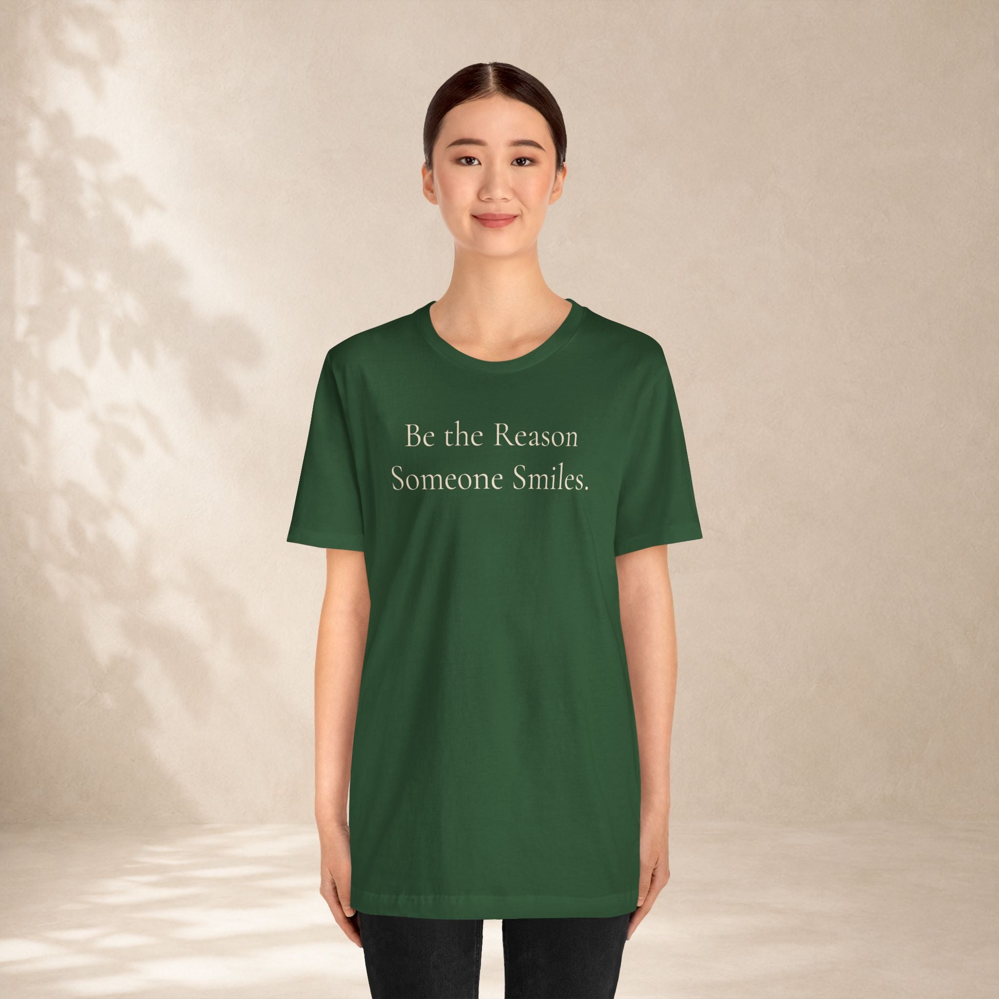 Be the Reason Someone Smiles Tee | Positive Message T-Shirt