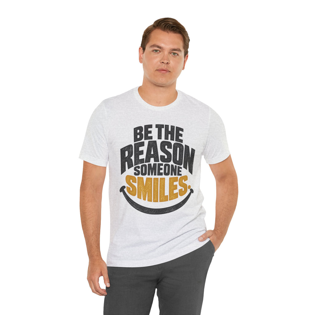 Be the Reason Someone Smiles Shirt — Vintage Kindness Graphic Tee