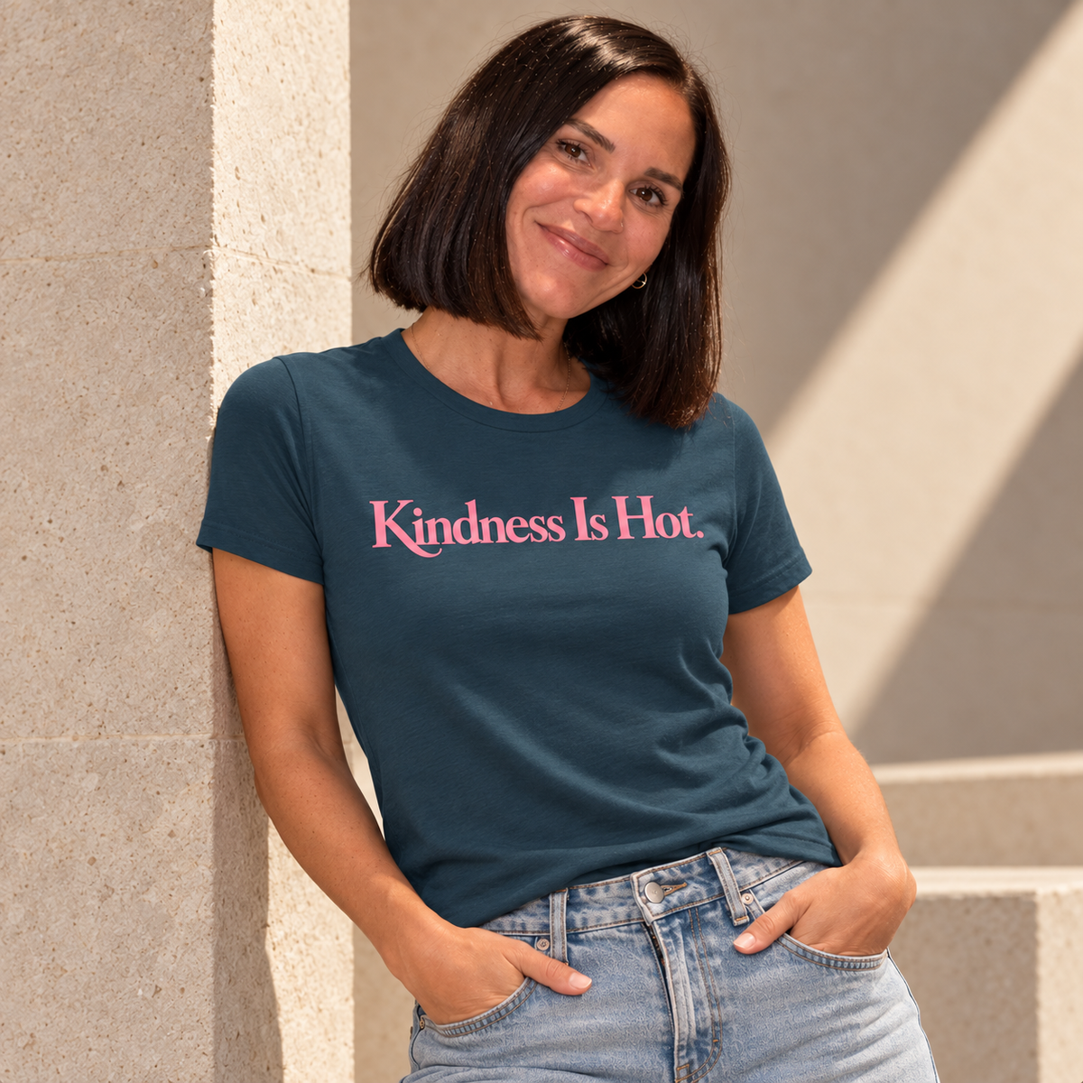 Kindness Is Hot Graphic Tee | Positive Message Shirt | Inspirational Kindness T-Shirt