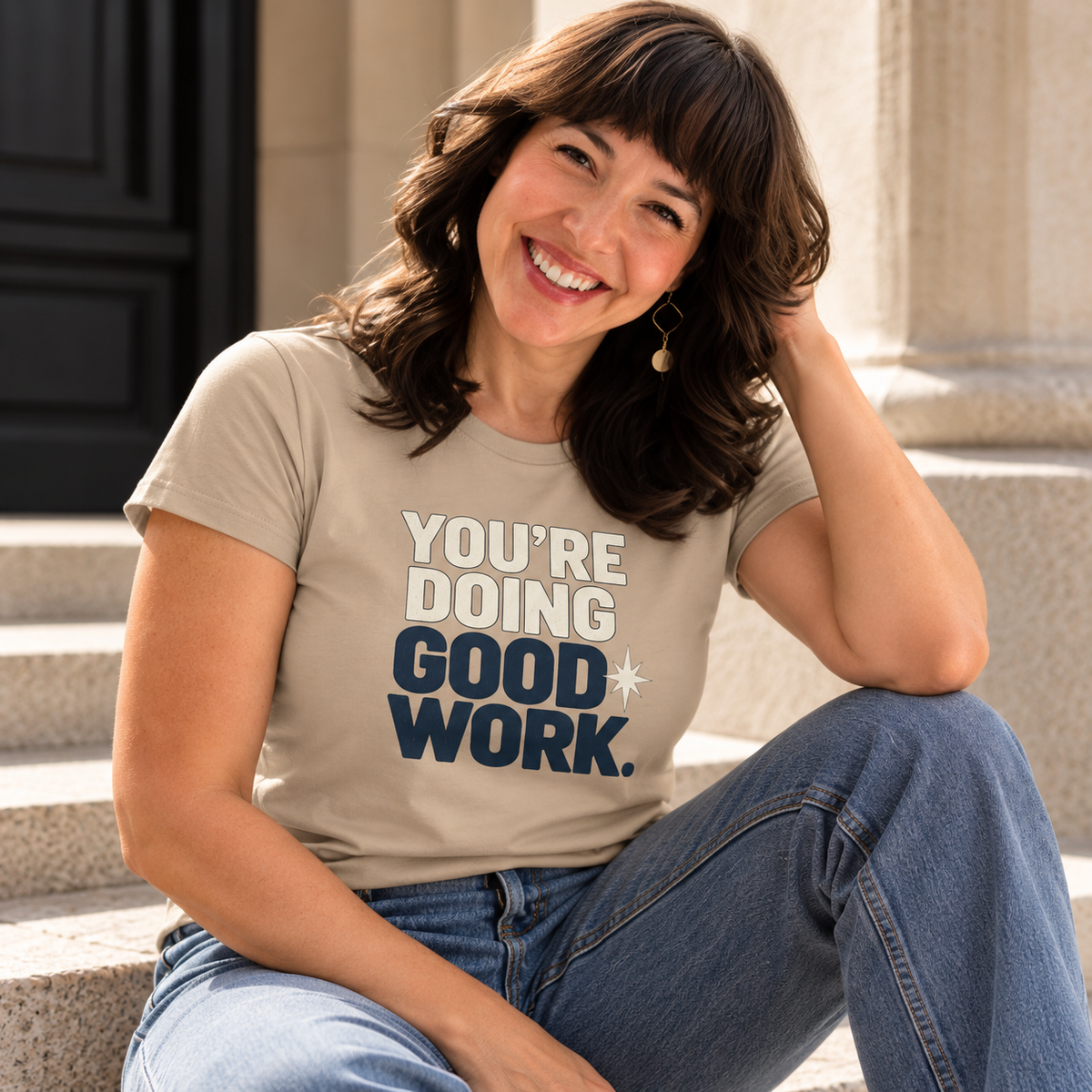 You’re Doing Good Work Shirt — Vintage Motivational Graphic Tee, Positive Encouragement Shirt, Inspirational Gift