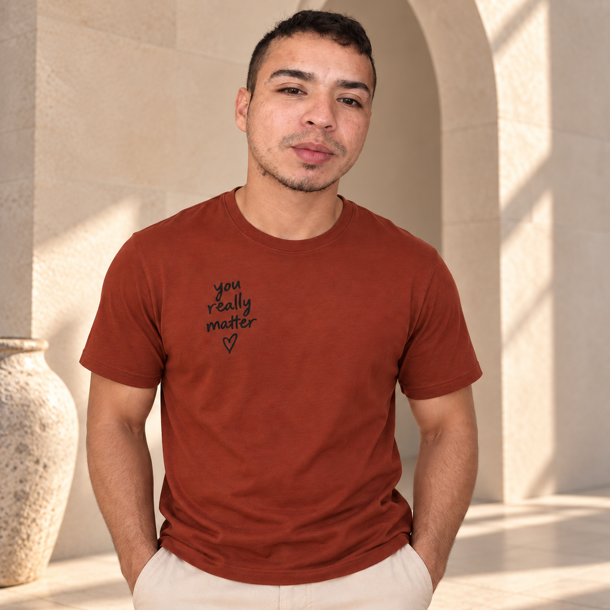 You Really Matter Shirt | Front and Back Graphic Tee | Positive Message T-Shirt | Inspirational Encouragement Shirt | Meaningful Gift