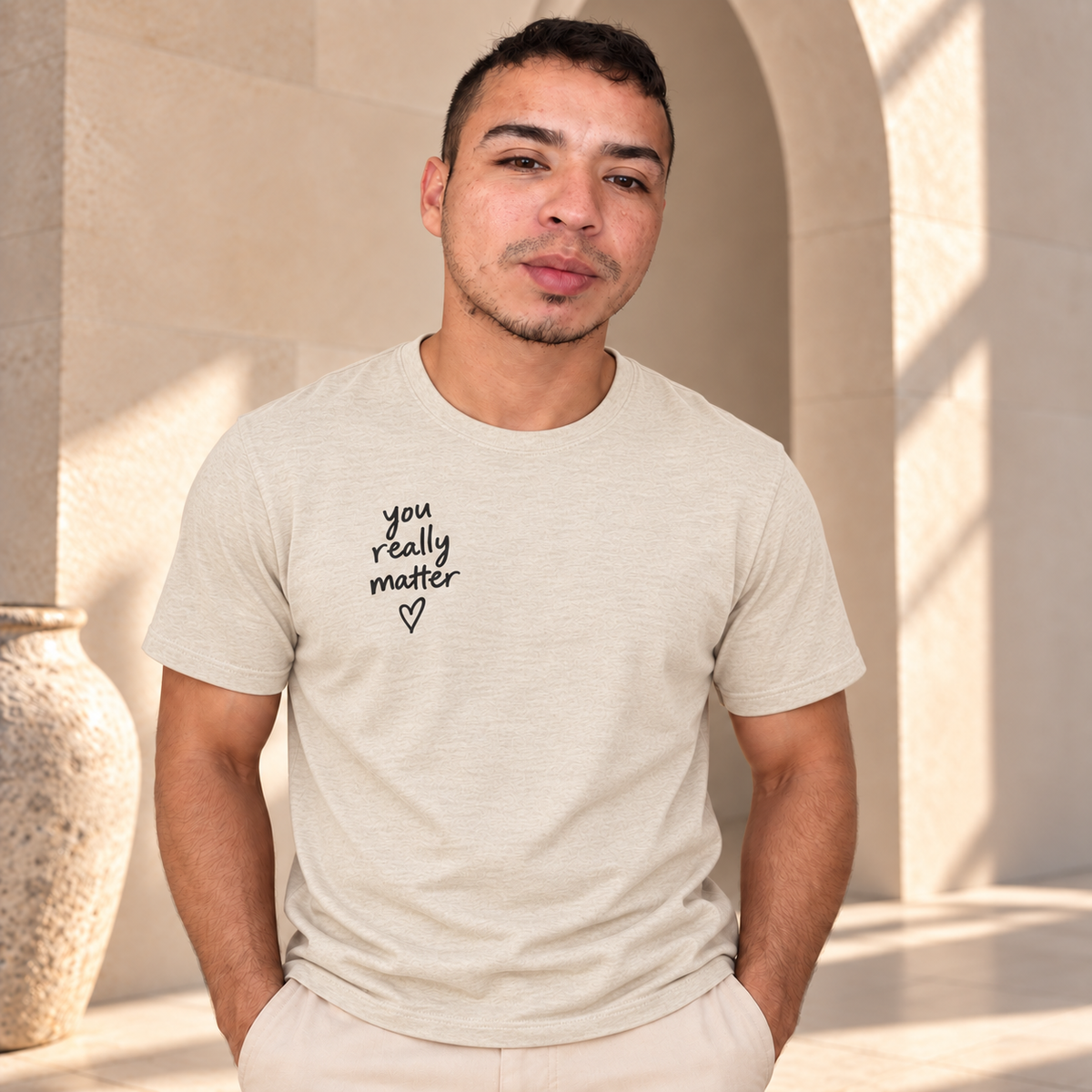 You Really Matter Shirt | Front and Back Graphic Tee | Positive Message T-Shirt | Inspirational Encouragement Shirt | Meaningful Gift