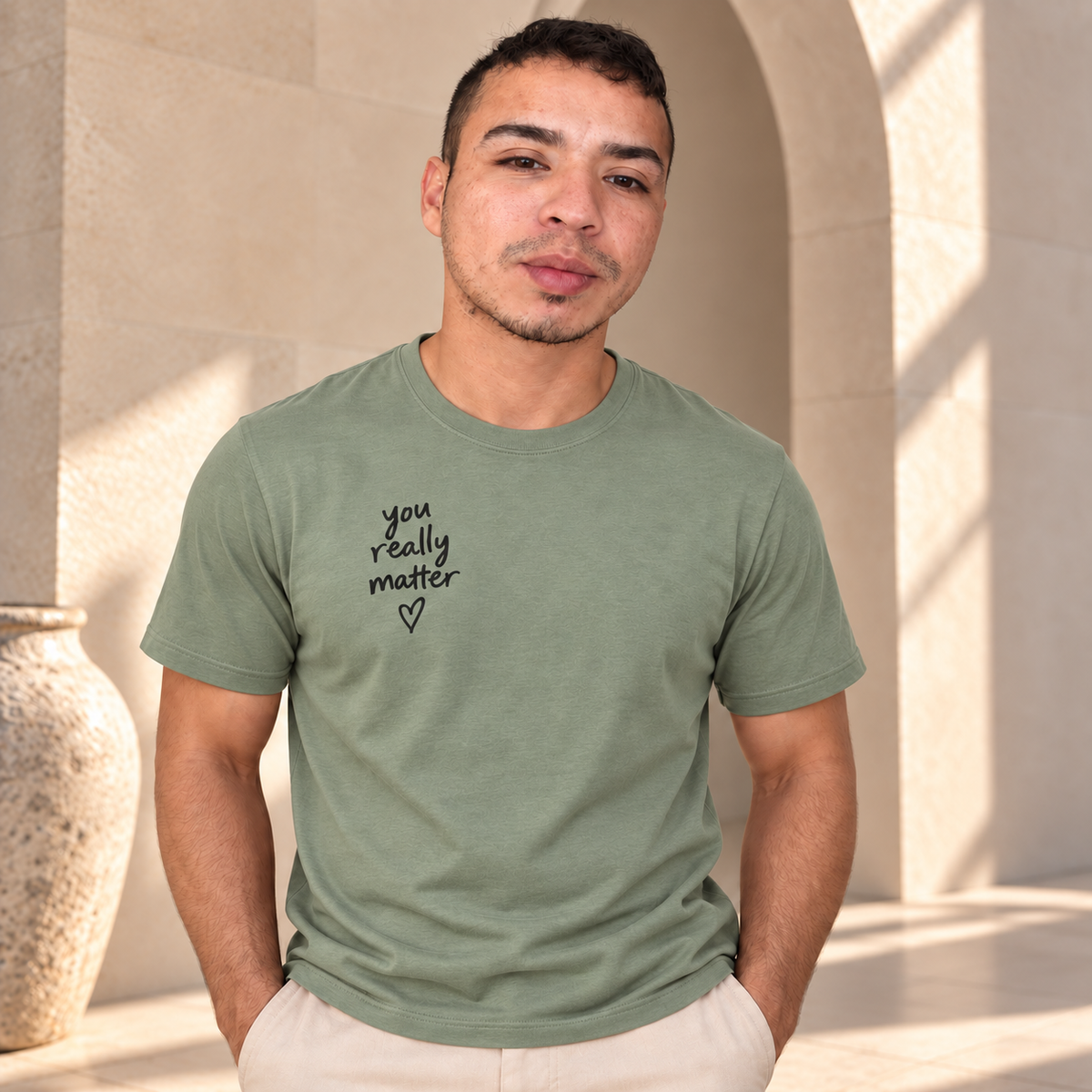 You Really Matter Shirt | Front and Back Graphic Tee | Positive Message T-Shirt | Inspirational Encouragement Shirt | Meaningful Gift