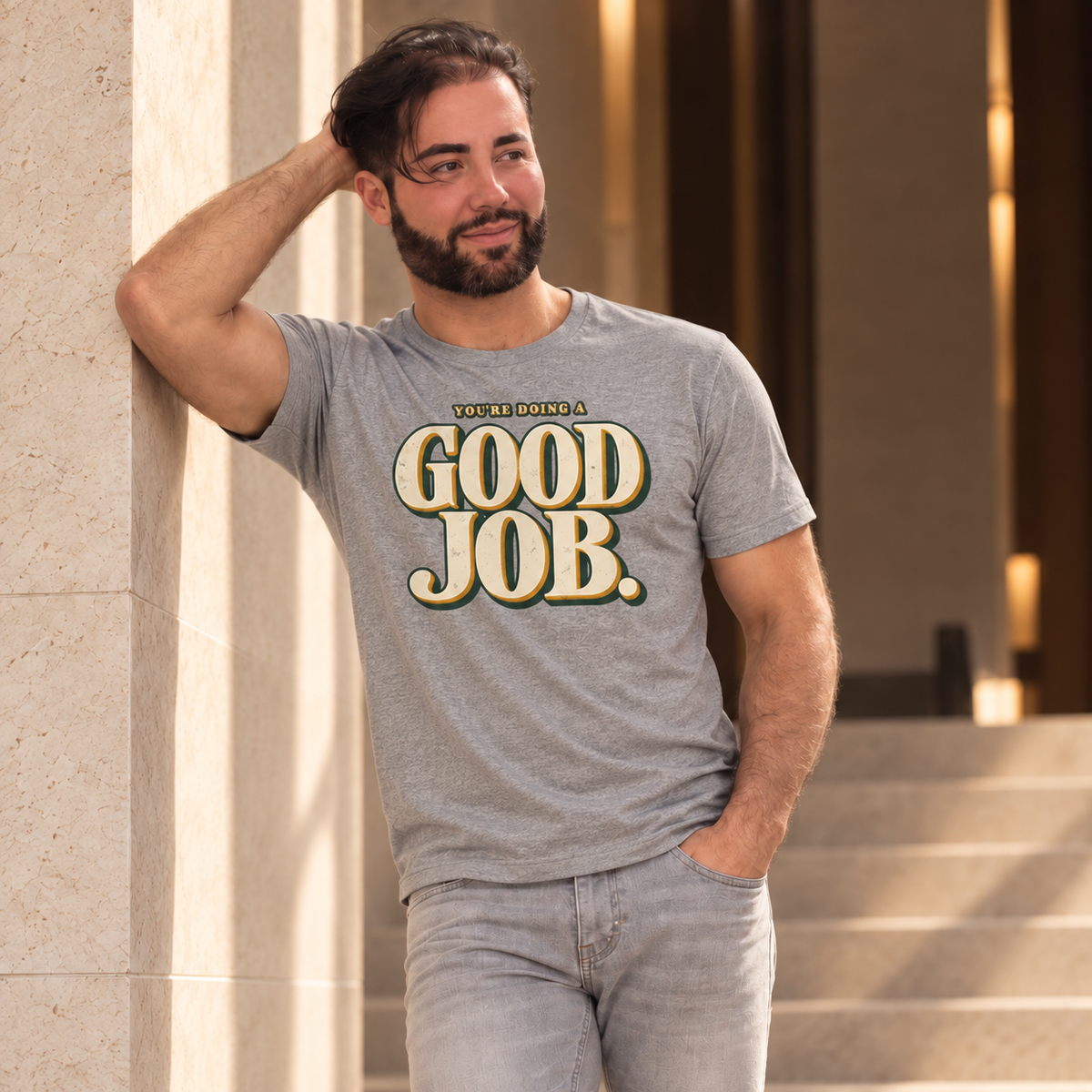 You’re Doing a Good Job Shirt — Vintage Encouragement Graphic Tee