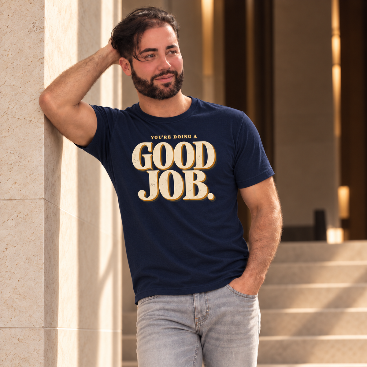 You’re Doing a Good Job Shirt — Vintage Encouragement Graphic Tee
