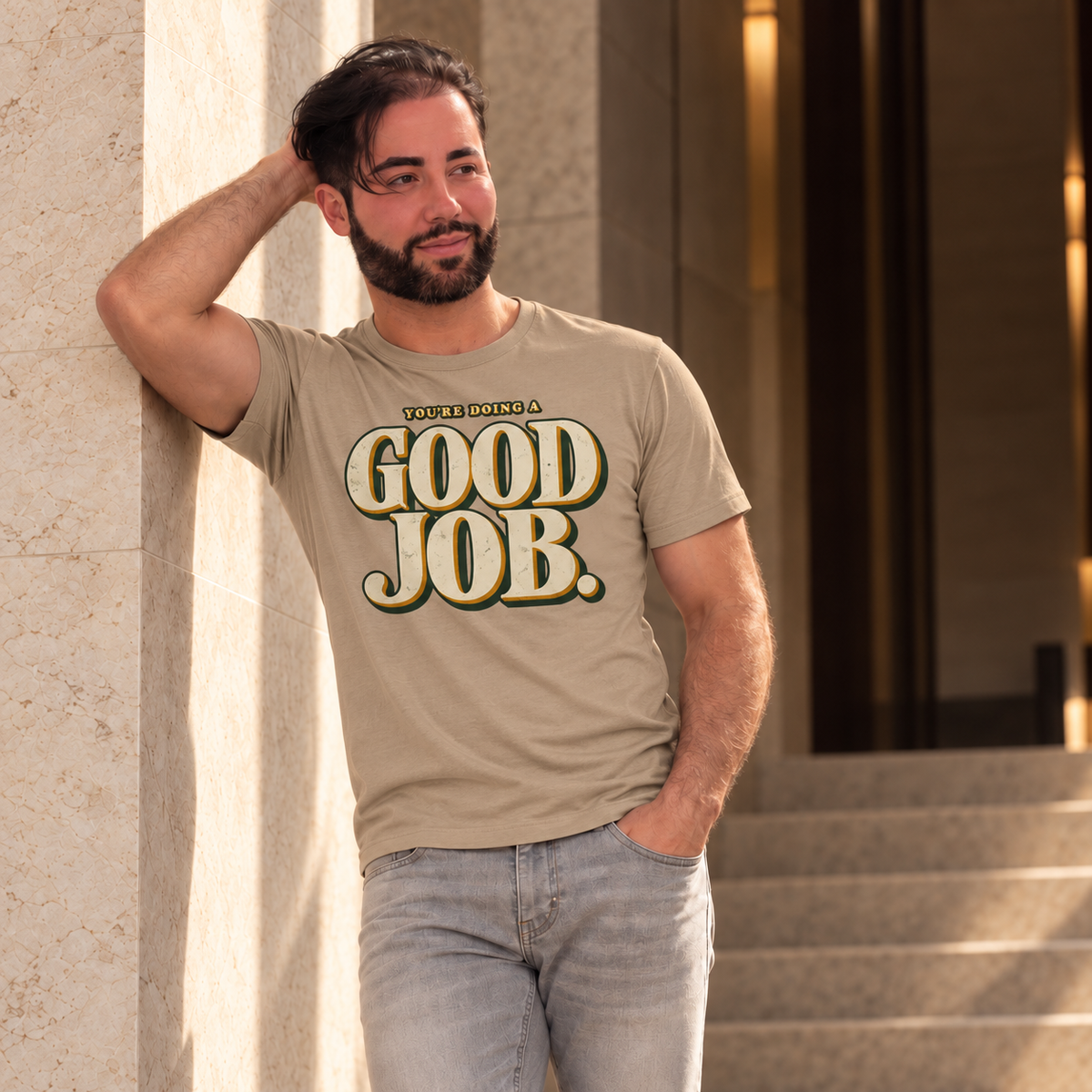 You’re Doing a Good Job Shirt — Vintage Encouragement Graphic Tee
