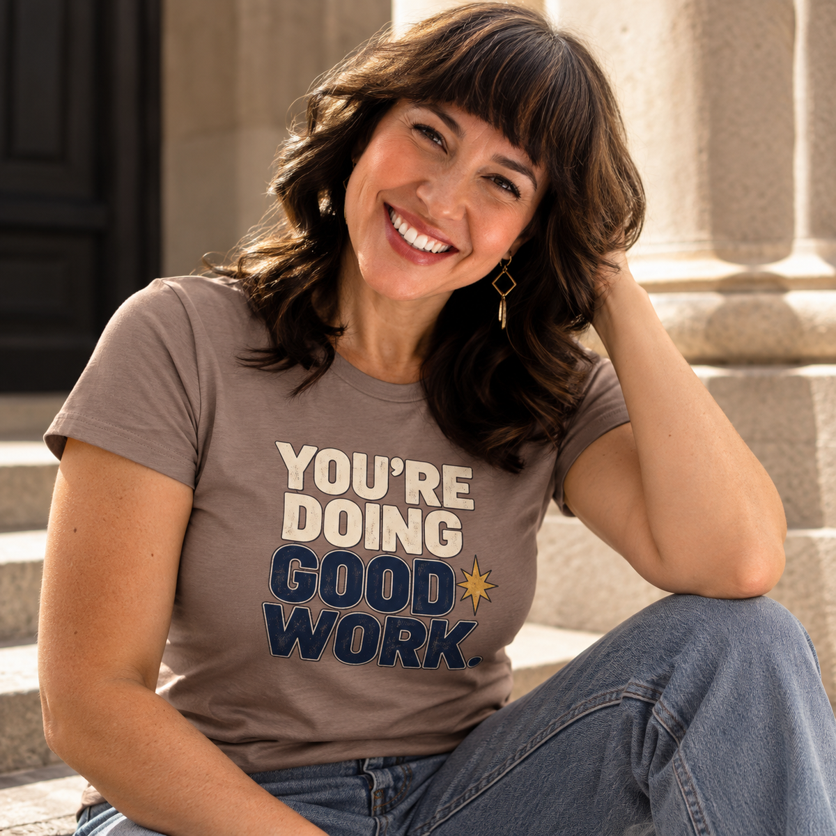 You’re Doing Good Work Shirt — Vintage Motivational Graphic Tee, Positive Encouragement Shirt, Inspirational Gift