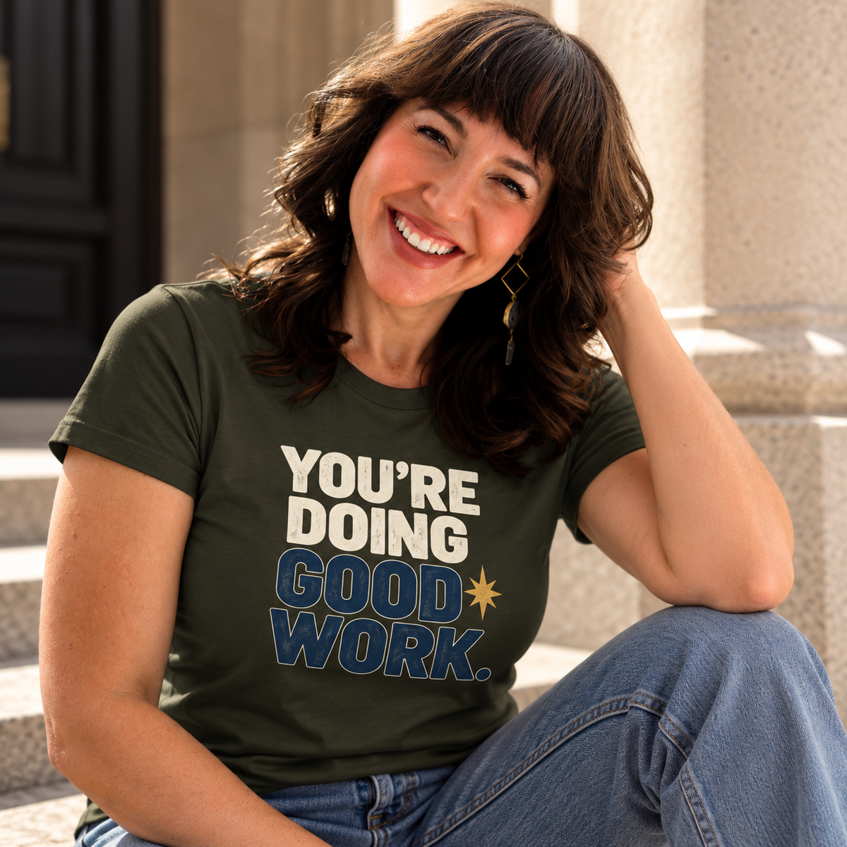 You’re Doing Good Work Shirt — Vintage Motivational Graphic Tee, Positive Encouragement Shirt, Inspirational Gift